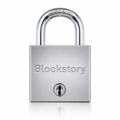 Blockstory Slim 40mm Brass Padlock